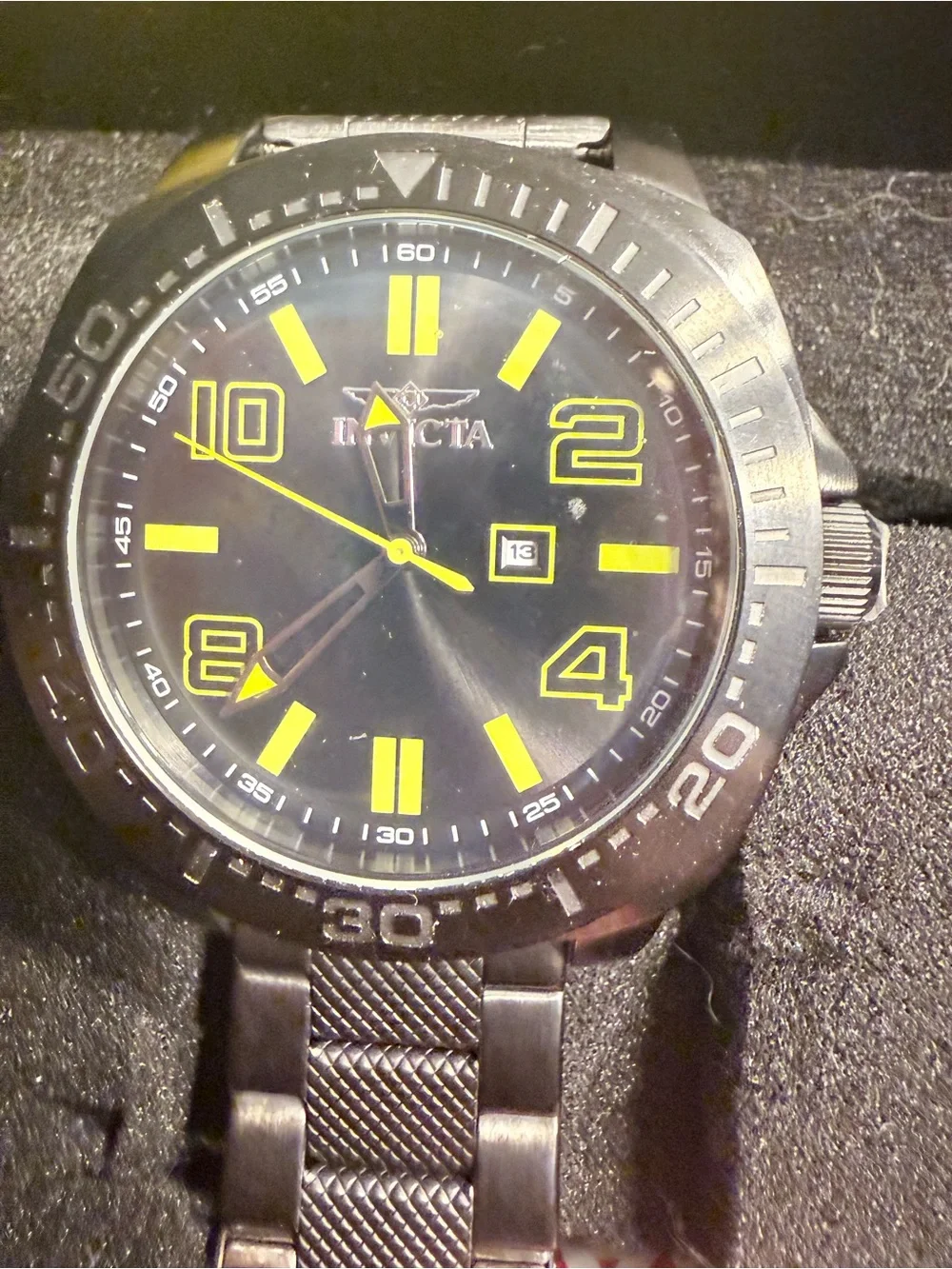 Invicta Speedway 46888 Quartz Black w/Black Dial 46 mm Men's Watch